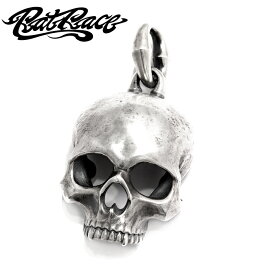 【Rat Race ラットレース】Nuphar Skull Top ヌファースカルトップ スカルペンダント スカルネックレス シルバー925 Silver925 メンズ シルバーアクセサリー スカル 髑髏 アメカジ ネックレス