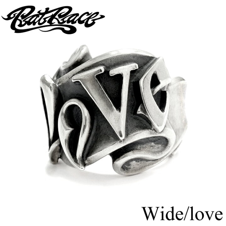 楽天市場】【Rat Race ラットレース】Solid Letter Ring / LOVE 