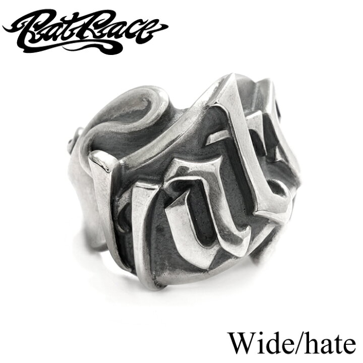 楽天市場】【Rat Race ラットレース】Solid Letter Ring / HATE 