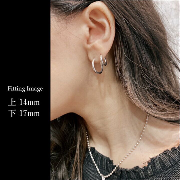 楽天市場 フープピアス レディース メンズ ピアス シンプル ブランド シルバーアクセサリー ギフト Godsize ゴッドサイズ Plain Hoop プレーンフープピアス シルバーアクセサリー925広島