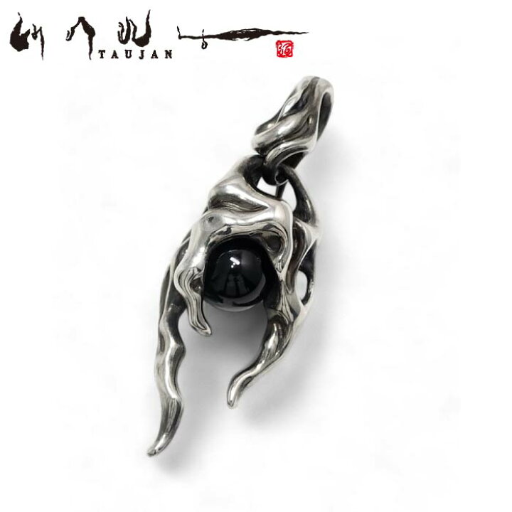 楽天市場】【TAUJAN タウジャン】309-12 onyx ペンダント 脈 シルバー  