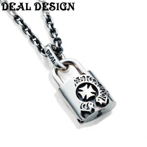 【DEAL DESIGN ディールデザイン】 クラックパドロック ペンダント 南京錠 鍵 メンズアクセサリー シルバーアクセサリー Silver925