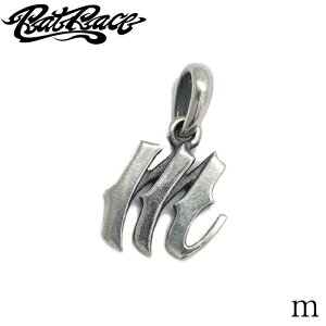 �����Y �y���_���g �C�j�V���� �A���t�@�x�b�g �M�t�g �yRat Race ���b�g���[�X�zLetter Pendant (m) Lowercase Top m ������ �V���o�[925 �l�b�N���X R.A.W RAT ANOTHER WORLD m
