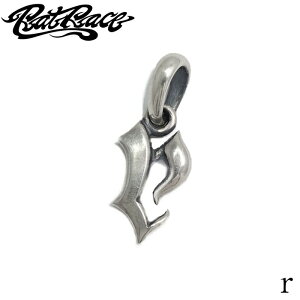 �����Y �y���_���g �C�j�V���� �A���t�@�x�b�g �M�t�g �yRat Race ���b�g���[�X�zLetter Pendant (r) Lowercase Top r ������ �V���o�[925 �l�b�N���X R.A.W RAT ANOTHER WORLD r
