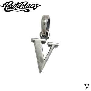 �����Y �y���_���g �C�j�V���� �A���t�@�x�b�g �M�t�g �yRat Race ���b�g���[�X�zLetter Pendant (v) Lowercase Top v ������ �V���o�[925 �l�b�N���X R.A.W RAT ANOTHER WORLD v