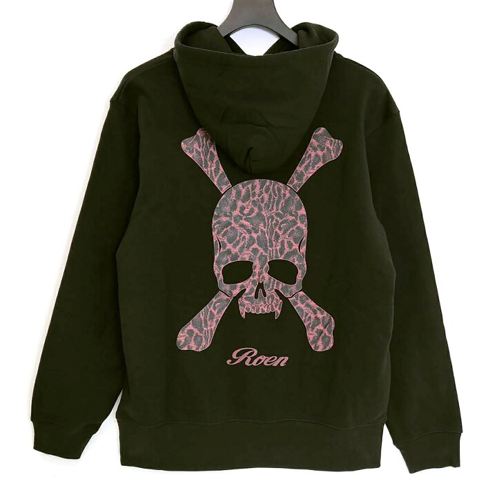 楽天市場】【Roen/ロエン】PAISLEY SKULL PO スカル パーカー Black 