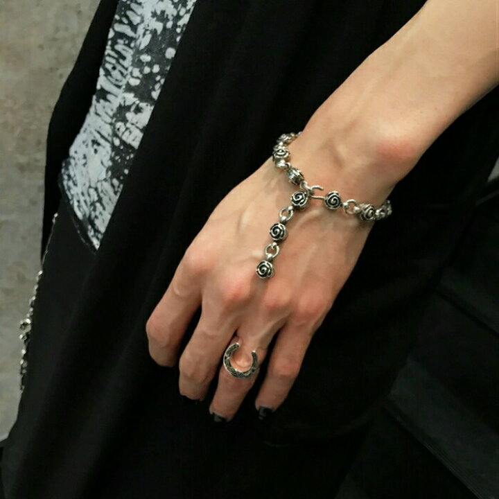 楽天市場】メンズ レディース ブレスレット ブランド バラ 薔薇 SUGIZO  