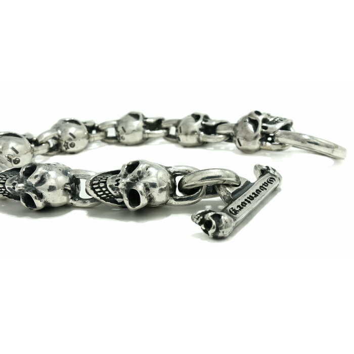 楽天市場】【Gaboratory ガボラトリー】All skull links bracelet 
