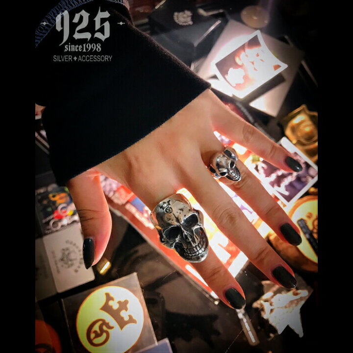 楽天市場】【Gaboratory ガボラトリー】Single skull ring シングル  