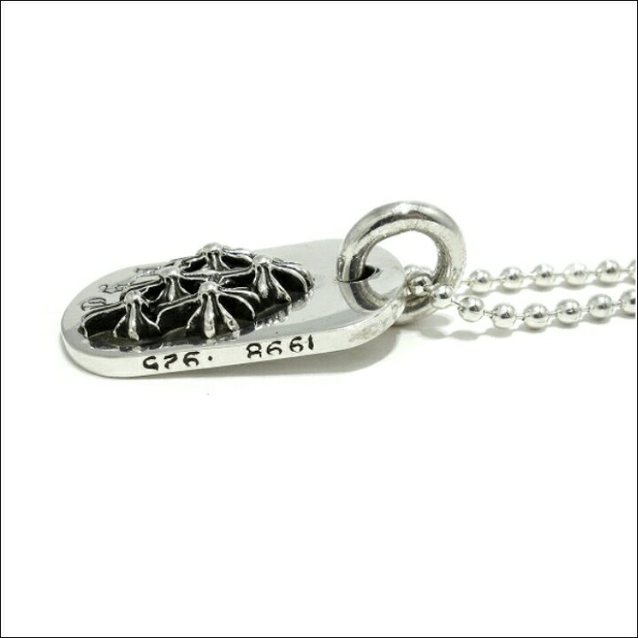 楽天市場】【CHROME HEARTS クロムハーツ】Dog Tag Small ”Raised  