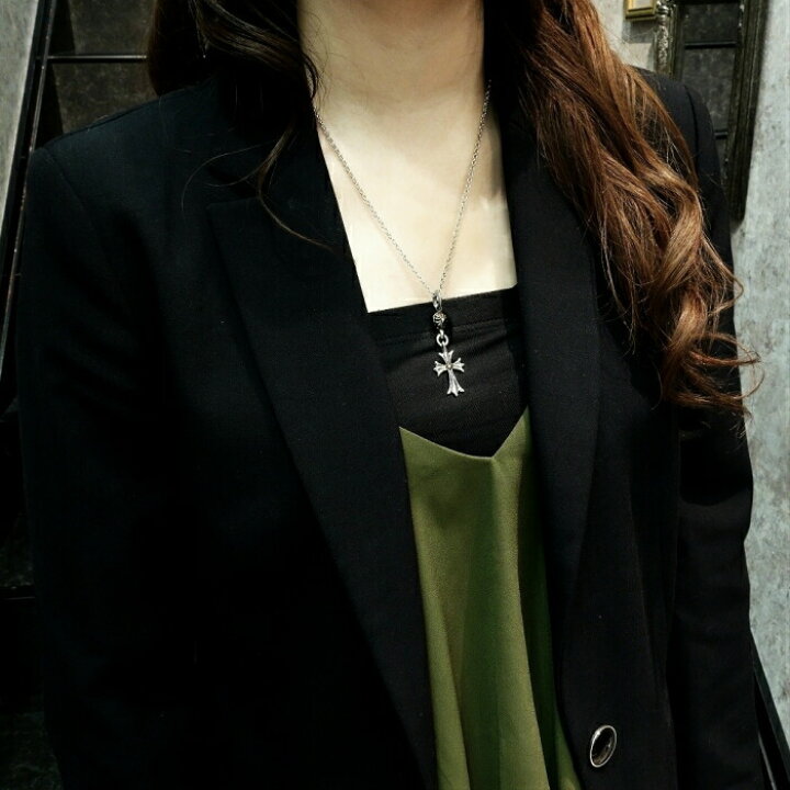 楽天市場】【CHROME HEARTS クロムハーツ】1 Ball Tiny CH Cross Charm 