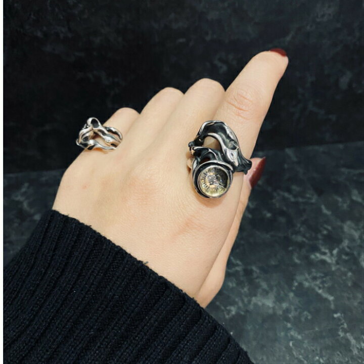 楽天市場】【TAUJAN タウジャン】256-01B リング 水晶 真鍮 脈  