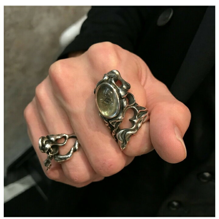 楽天市場】【TAUJAN タウジャン】2111-01A リング 水晶 真鍮 脈  