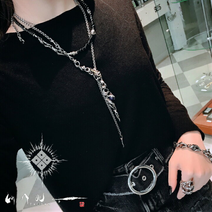 楽天市場】メンズ ネックレス アクセサリー 白 黒 ビーズ【TAUJAN 