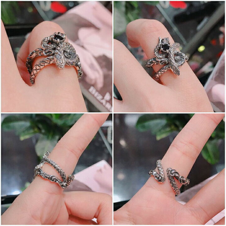 楽天市場】【BIZARRE ビザール】サーペントシルバーリング 蛇 スネーク  