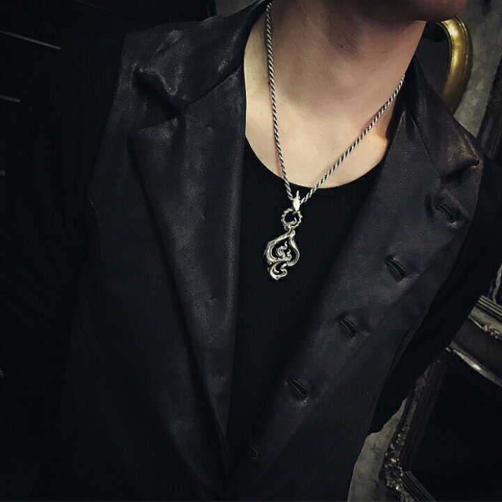 楽天市場】メンズ シルバーアクセサリー フレア 炎 メンズアクセサリー 