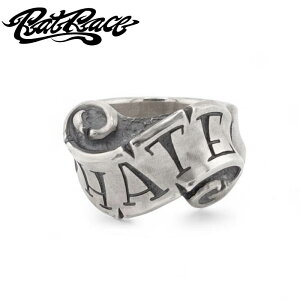 �yRat Race ���b�g���[�X�zMessage on Ribbon Ring HATE RIBBONRING ���b�Z�[�W�I�����{�������O / �w�C�g �����Y�A�N�Z�T���[ �V���o�[925 silver925 ���{�������O