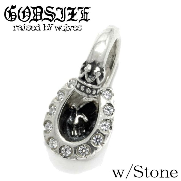 楽天市場】【GODSIZE ゴッドサイズ】HORSESHOE CROWN Pendant with 