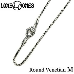yLONE ONES YzRounded Venetian Box Chain(M) 2.2mm Eh׃l`A`F[ Vo[ANZT[ Vo[925 Silver925