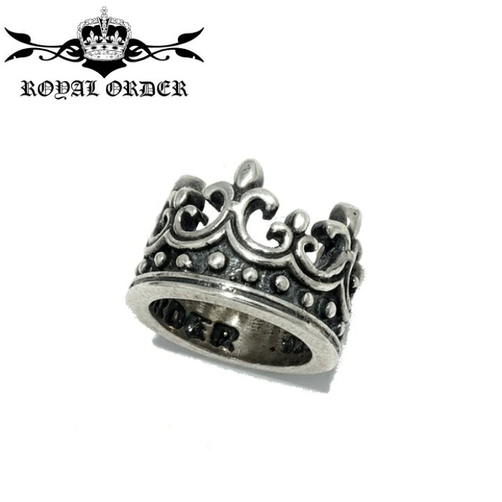 楽天市場】【Royal Order ロイヤルオーダー】FDL CROWN RING PENDANT 