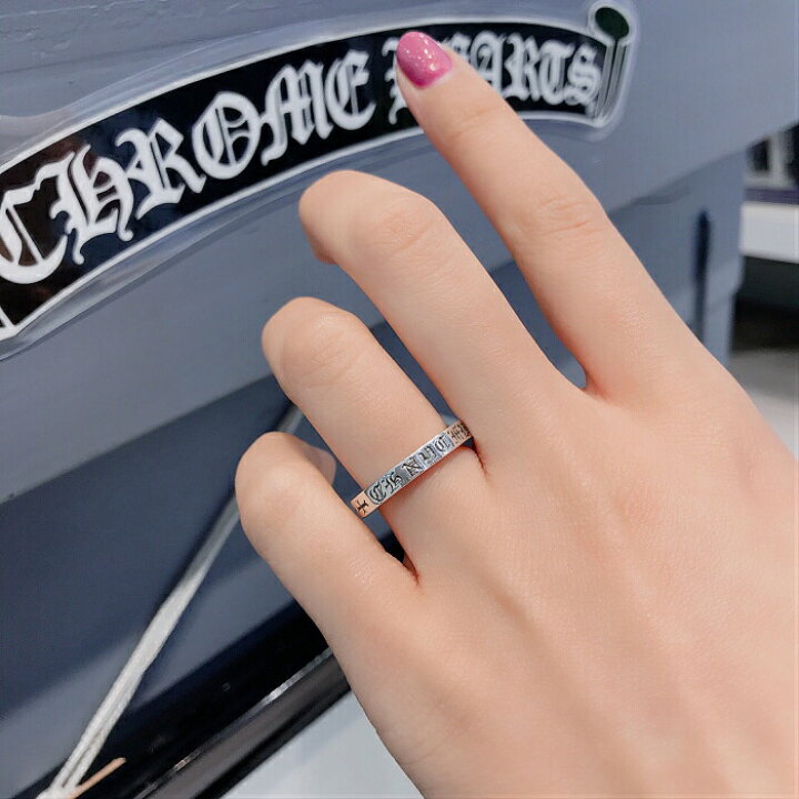 楽天市場】【CHROME HEARTS クロムハーツ】3mm Spacer Ring NYC 限定  
