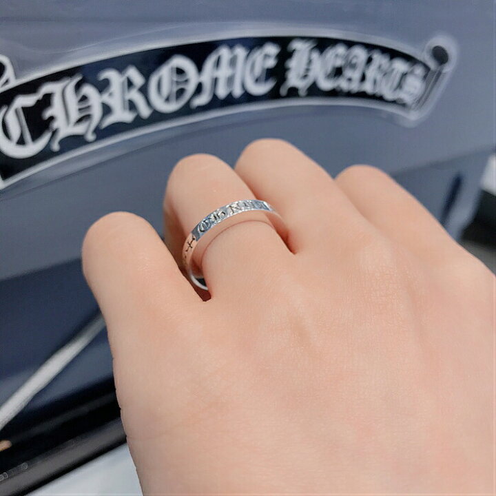 楽天市場】【CHROME HEARTS クロムハーツ】3mm Spacer Ring NYC 限定  