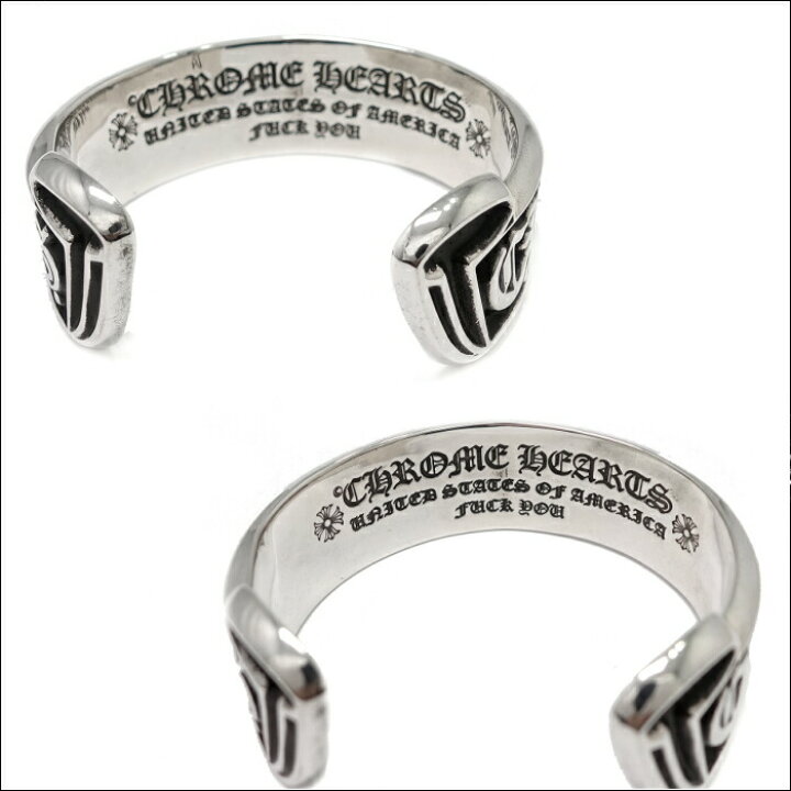 楽天市場】【CHROME HEARTS クロムハーツ】CH SCROLL LABEL BANGLE 