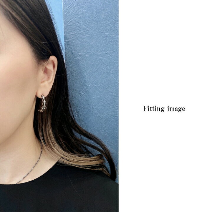 楽天市場】【CHROME HEARTS クロムハーツ】Double Floral Cross Hoop 