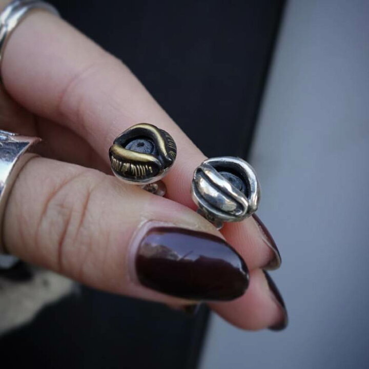 楽天市場】【deaf breed デフブリード】P-46 2タイプ 目 ピアス メンズ 