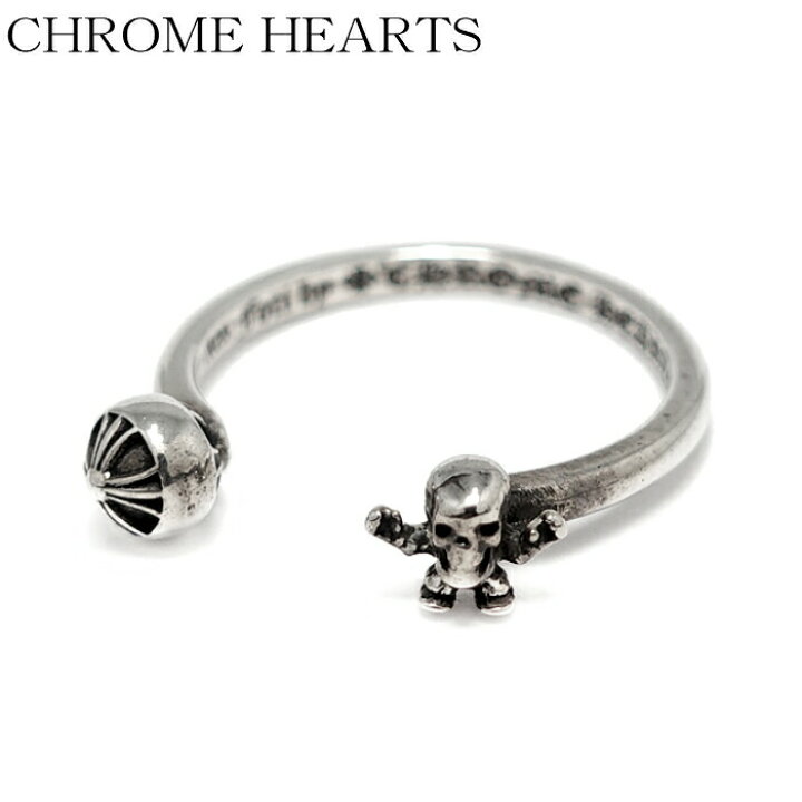 22号 CHROME HEARTS FOTI ハリスティーターリング 囲い シルバー