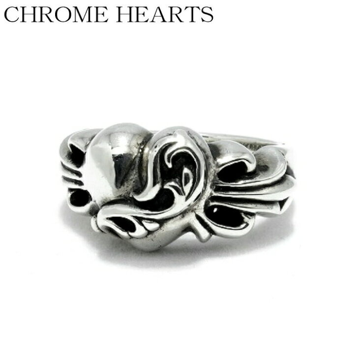 楽天市場】【CHROME HEARTS クロムハーツ】FLORAL CROSS HEART RING  
