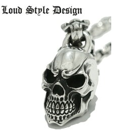 【Loud Style Design ラウドスタイルデザイン】LSD L,S,D UN-106 スカルネックレス メンズ シルバー925 スカル ゲットインザリング メンズアクセサリー