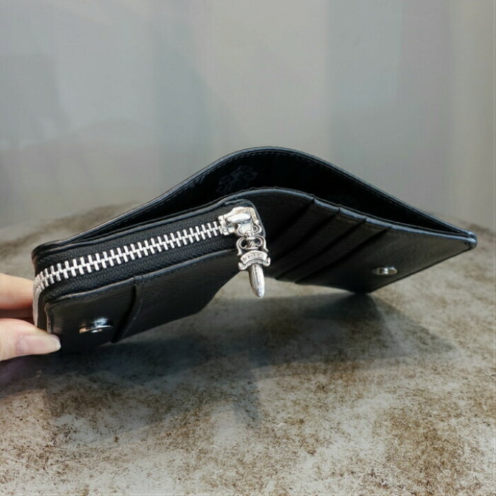 楽天市場】【CHROME HEARTS クロムハーツ】Square Bill Zip Wallet 