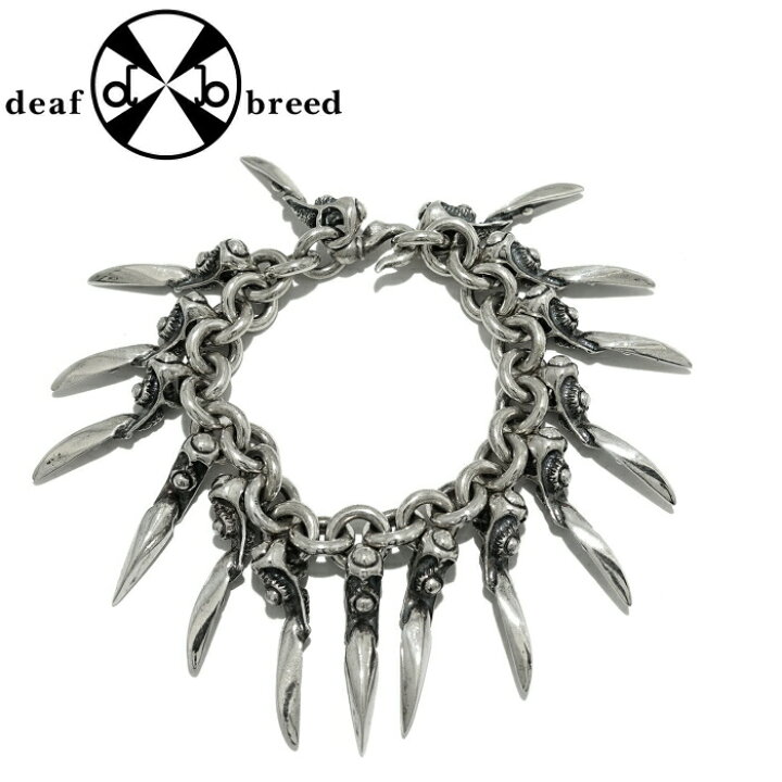 楽天市場】【deaf breed デフブリード】B-6 Bracelet : シルバー  
