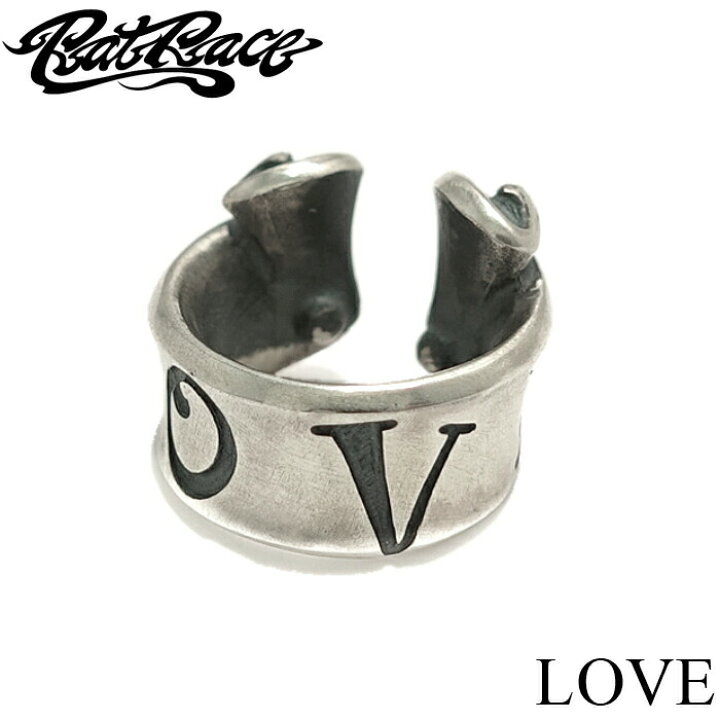楽天市場】【Rat Race ラットレース】Message On Ribbon Ear Cuff LOVE 