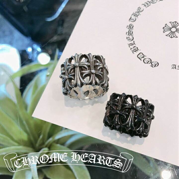 楽天市場】【CHROME HEARTS クロムハーツ】Cemetary Cross Ring 