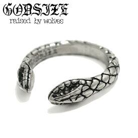 メンズ レディース リング 蛇 スネーク 爬虫類 シルバーアクセサリー ギフト【GODSIZE ゴッドサイズ】TWO HEADED SNAKE RING スネークリング