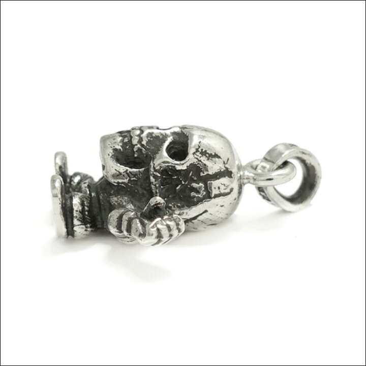CHROME HEARTS TINY HARRIS TEETER STUD FOTI EARRING スカル ピアス 