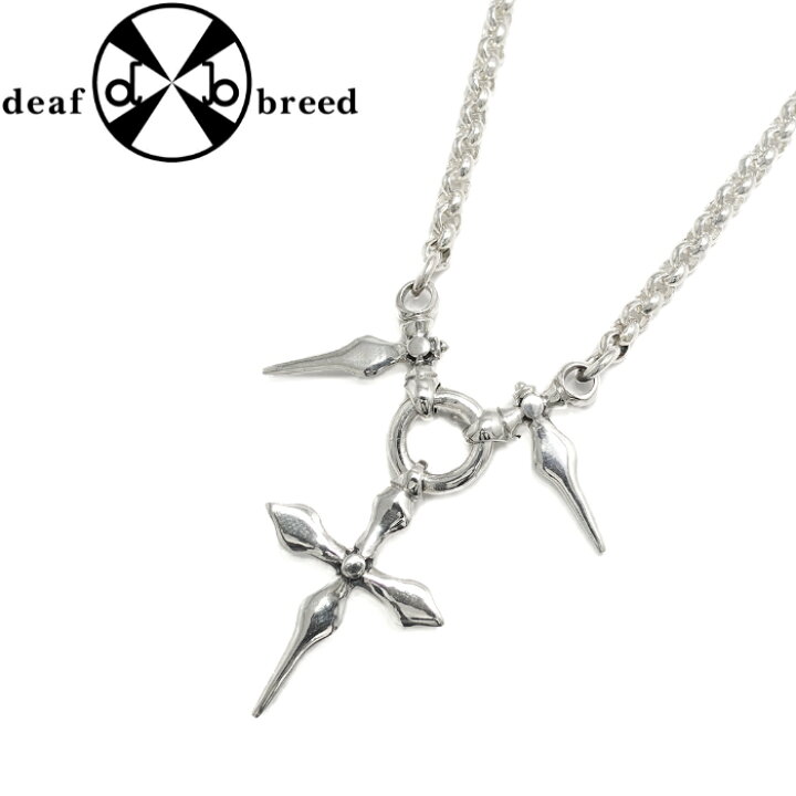 楽天市場】【deaf breed デフブリード】T-53 ネックレス シルバー  