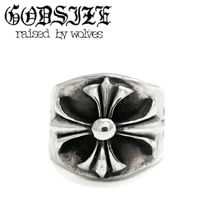楽天市場】【GODSIZE ゴッドサイズ】Cross Ring #2 クロスリング 