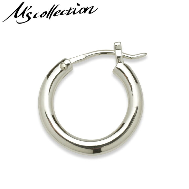楽天市場 フープピアス シルバーピアス ピアス シンプル ブランド メンズ レディース M S Collection エムズコレクション シルバー アクセサリー925広島