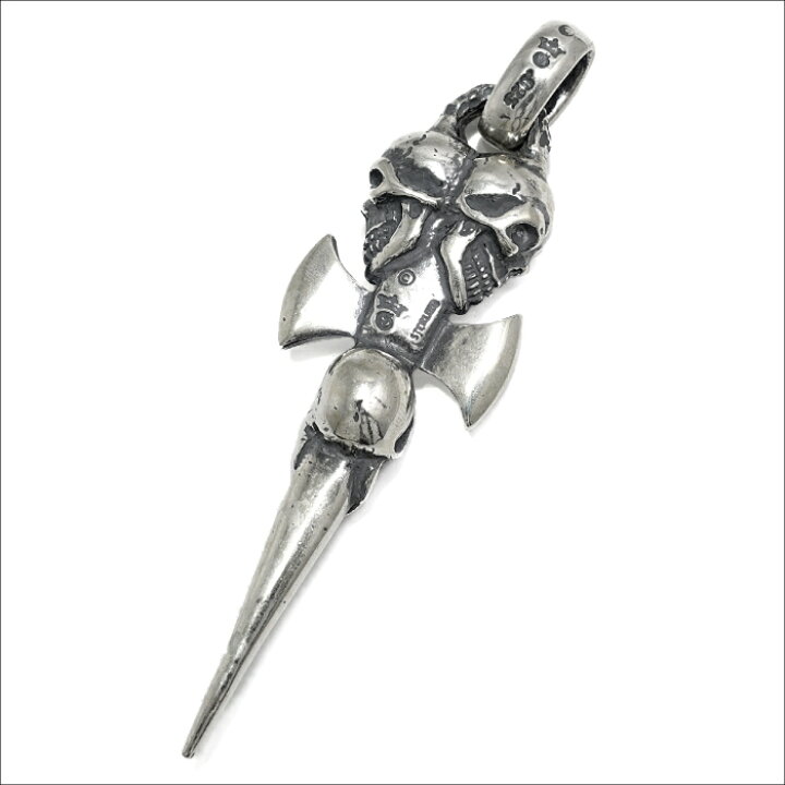 楽天市場】【Gaboratory ガボラトリー】Triple skull dagger pendant 