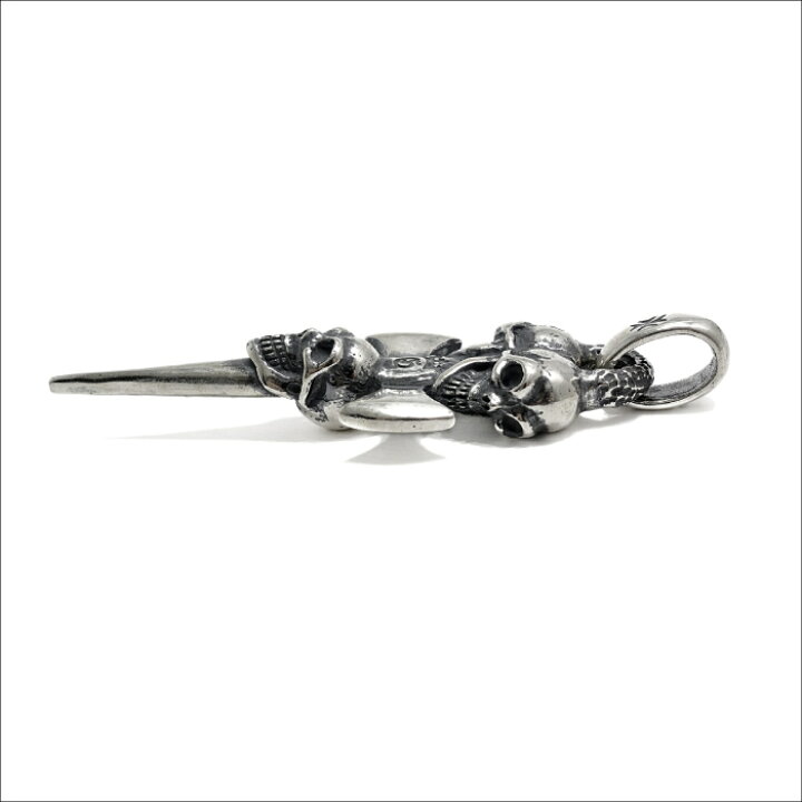楽天市場】【Gaboratory ガボラトリー】Triple skull dagger pendant  