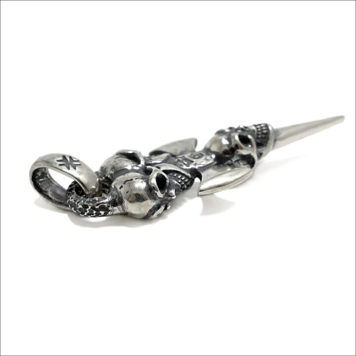 楽天市場】【Gaboratory ガボラトリー】Triple skull dagger pendant 