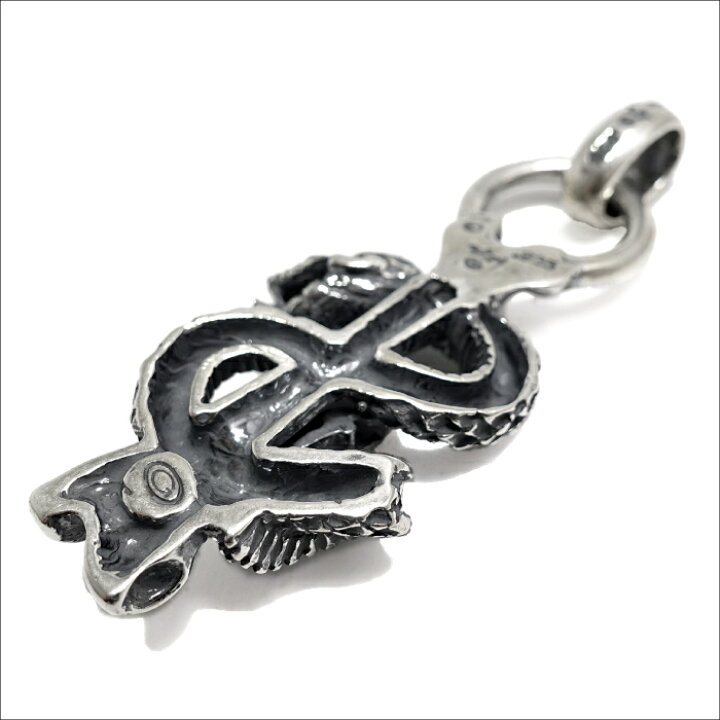 楽天市場】【Gaboratory ガボラトリー】Skull on snake pendant/H.W.O 