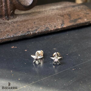 【 BIZARRE ビザール】スターリーシルバーピアス SPJ088 メンズ ピアス 十字架 片耳 ブランド シルバー925