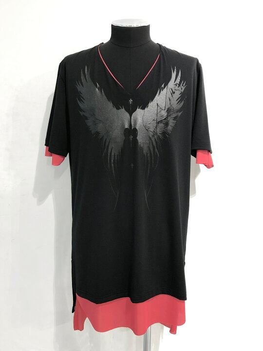 楽天市場】【kiryuyrik キリュウキリュウ】 Layered V Neck T-Shirt 3 