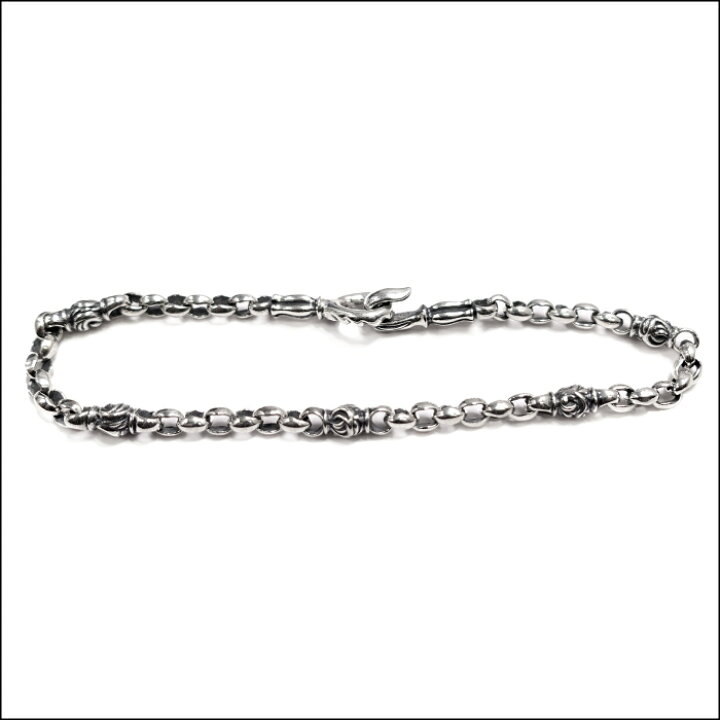楽天市場】【LONE ONES ロンワンズ】Mini Silk Eagle Chain Bracelet 