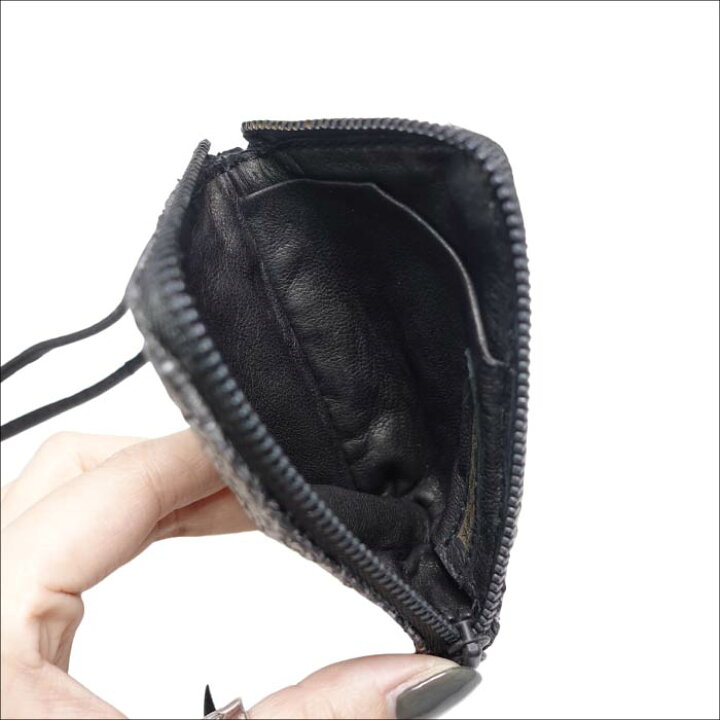 楽天市場】【KMRii ケムリ】1901-BG18 Sheep Skin Pouch / Chrome 