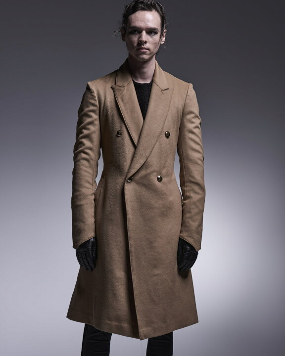 楽天市場】【kiryuyrik キリュウキリュウ】KU-HC61-103 W-Peacked Coat 